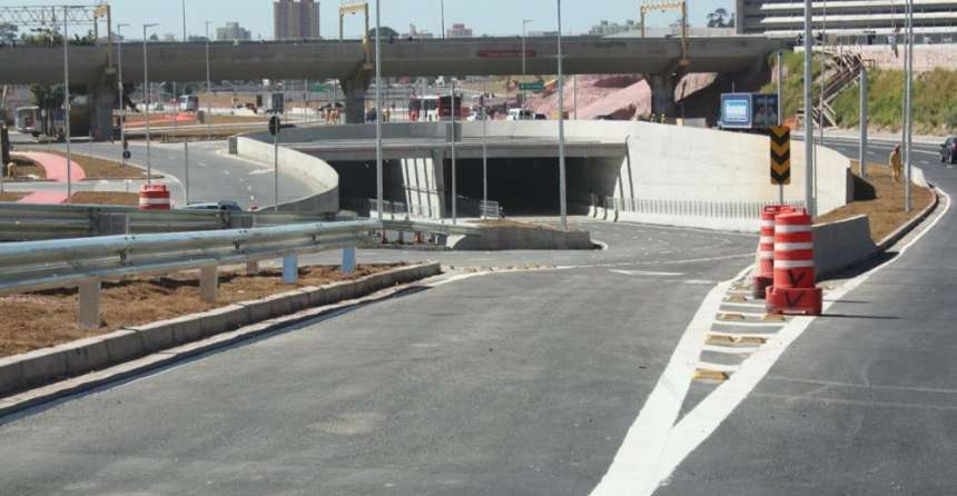 Projetos CRBrasil porfólio - Túnel do Viário leste - obras