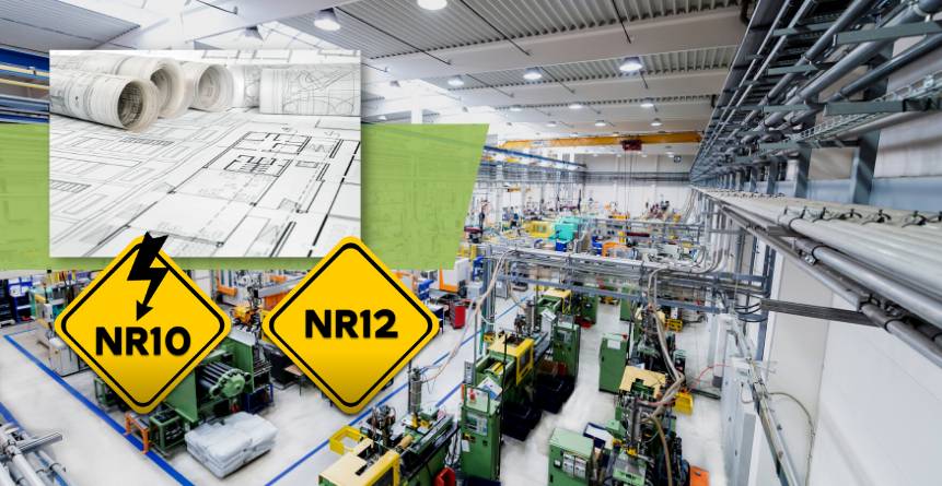 Projetos de Engenharia - CONSULTORIA E PROJETOS INDUSTRIAIS (LAUDOS TÉCNICOS NR10, LAUDO TÉCNICO NR12, IMPLANTAÇÃO DO PRONTUÁRIO DE INSTALAÇÕES ELÉTRICAS)