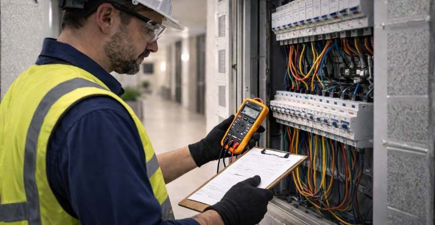 Avaliação técnica de quadro elétrico em condomínio