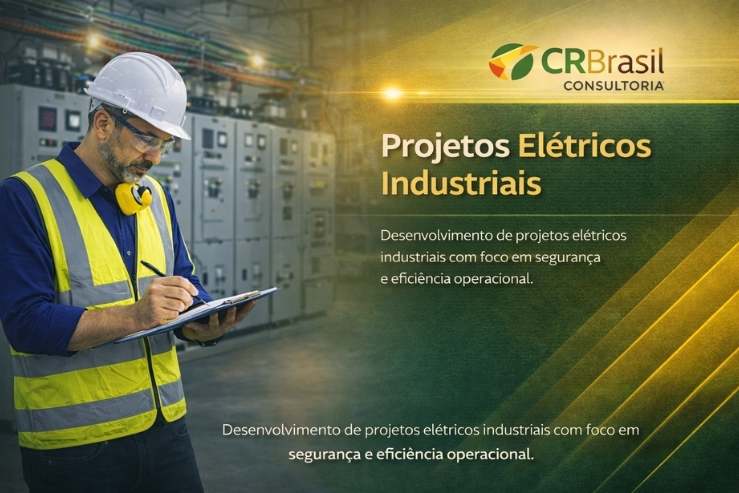 engenheiro eletricista desenvolvendo projeto elétrico industrial em ambiente técnico
